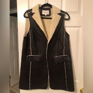 Vince Camuto leather vest